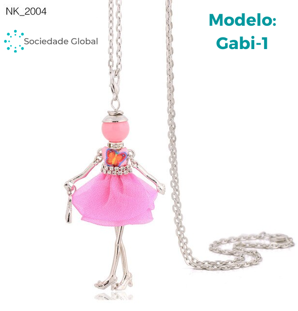 Colar Cute Doll® - Modelo Gabi