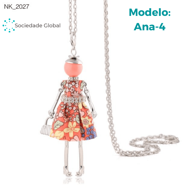 Colar Cute Doll® - Modelo Ana - Sociedade Global