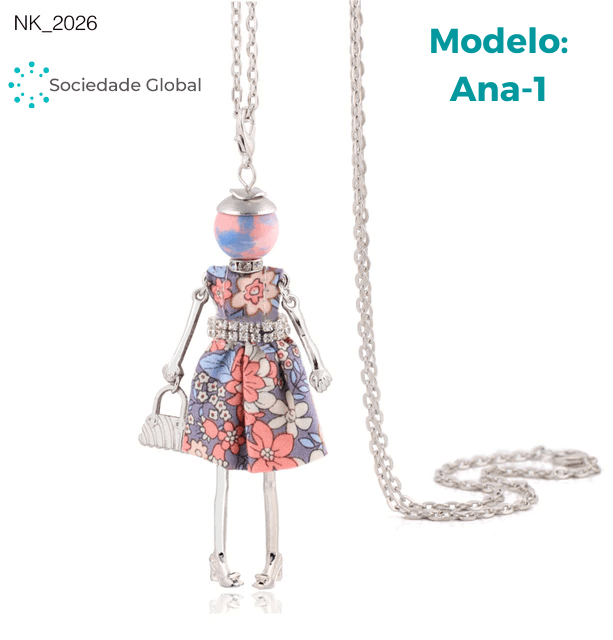 Colar Cute Doll® - Modelo Ana - Sociedade Global