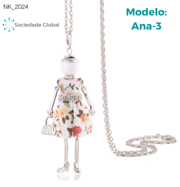 Colar Cute Doll® - Modelo Ana - Sociedade Global