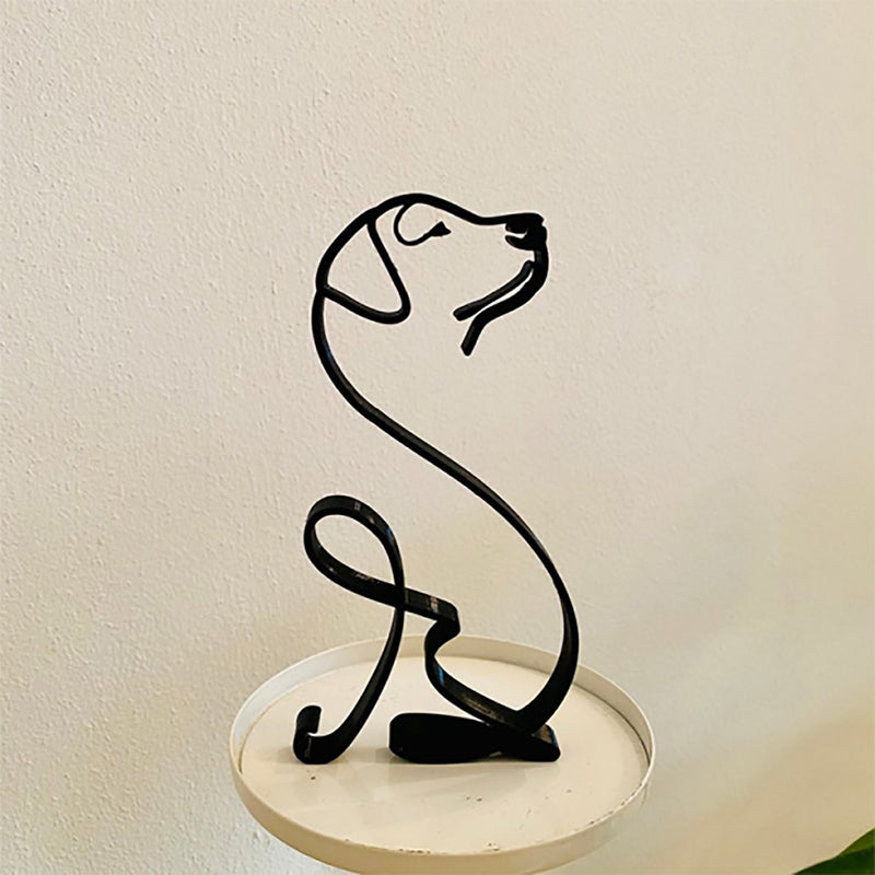 Escultura minimalista Bichinho Estimação