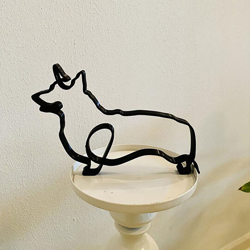 Escultura minimalista Bichinho Estimação