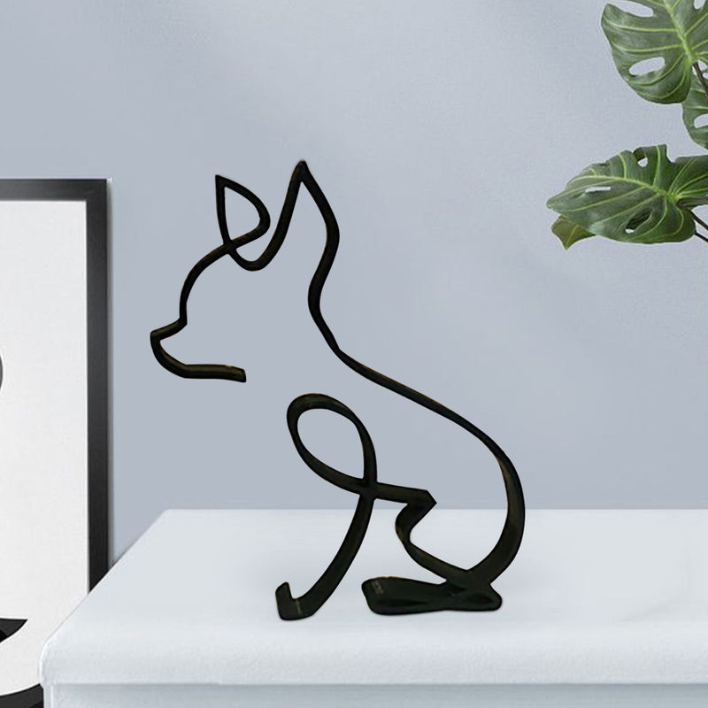 Escultura minimalista Bichinho Estimação