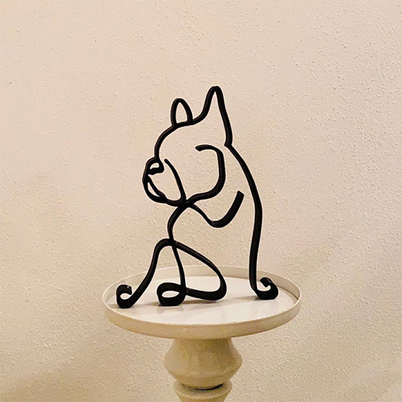 Escultura minimalista Bichinho Estimação