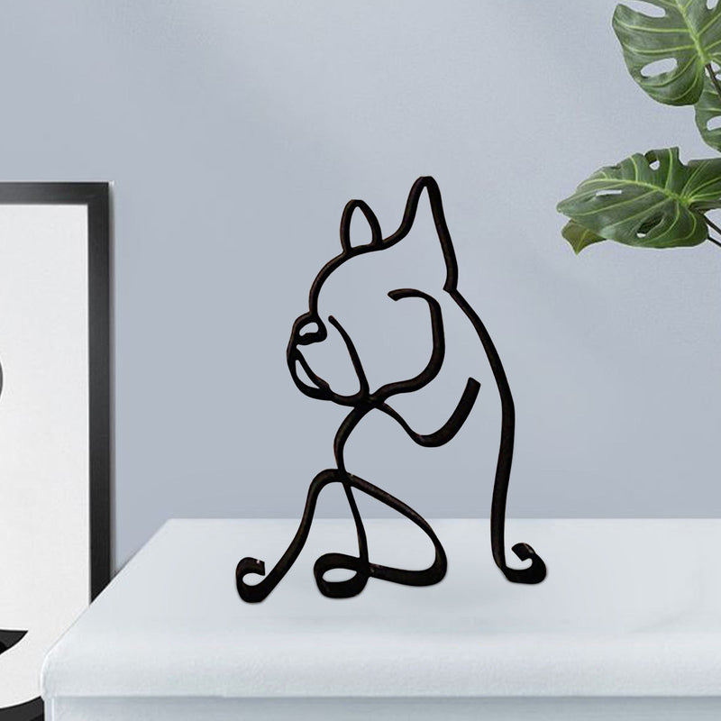 Escultura minimalista Bichinho Estimação